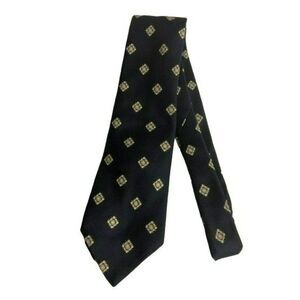 5/$15 Anderson Little Men's Tie 56 inches Blue  Geometric 100% Polyester Vintage
